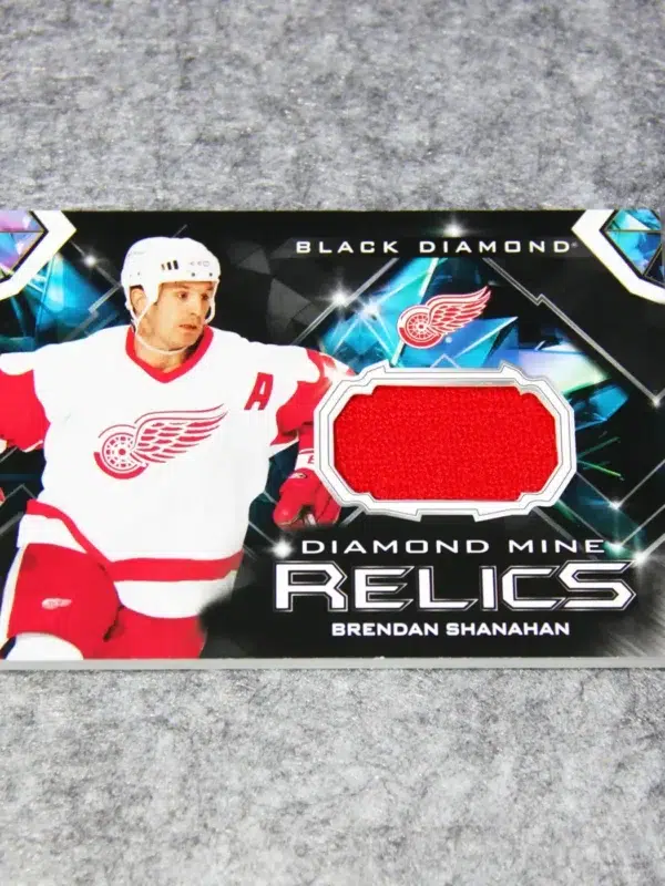 2023-24 Brendan Shanahan #DMR-BS Upper Deck Black Diamond Hockey Diamond Mine Relics