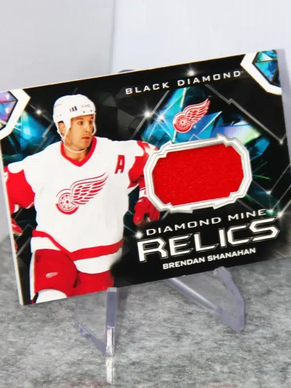 2023-24 Brendan Shanahan #DMR-BS Upper Deck Black Diamond Hockey Diamond Mine Relics