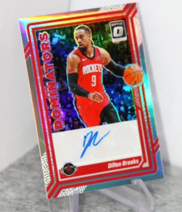 2023-24 Dillon Brooks #DS-BRK Panini Donruss Optic Dominators Signatures Holo Prizm /99