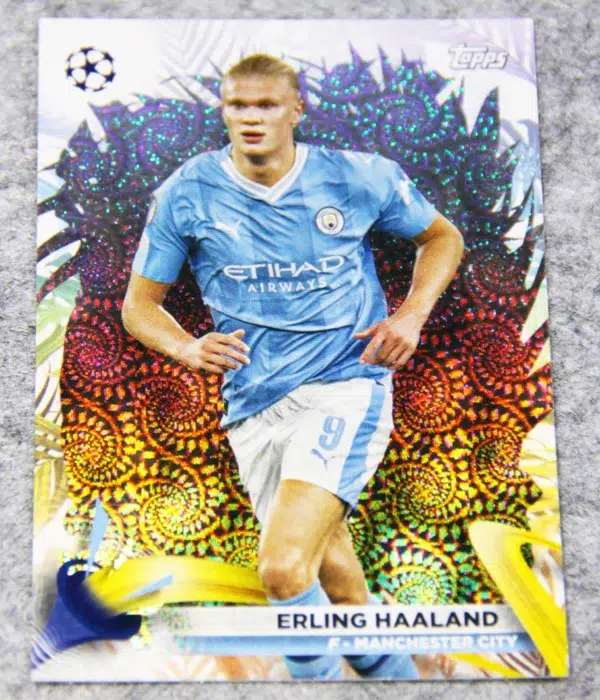 2023-24 Erling Haaland #51 Topps UEFA Champions League Carnaval