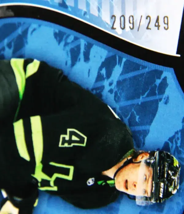 2023-24 Miro Heiskanen #5 Upper Deck Artifacts Hockey Gold Materials /249