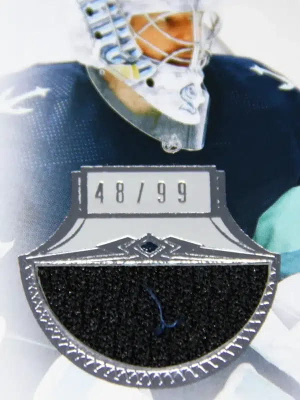 2023-24 Philipp Grubauer #CC-PG Upper Deck Ultimate Crease Collection Patch Autograph /99