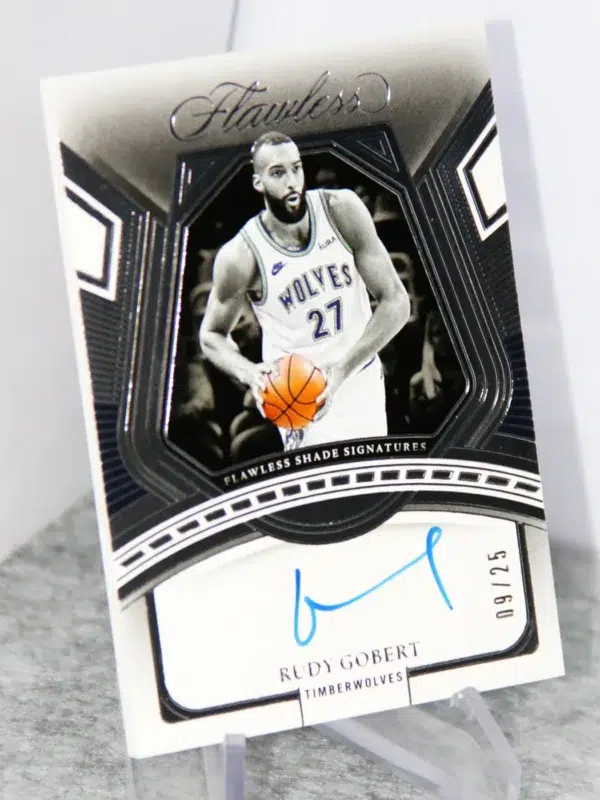 2023-24 Rudy Gobert #FSS-RGM Panini Flawless Shade Signatures /25