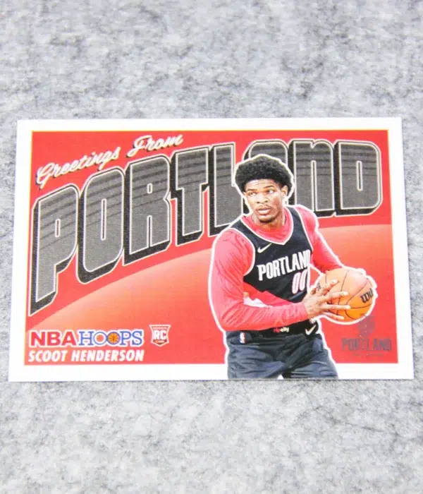 2023-24 Scoot Henderson #3 Panini Hoops Rookie Greetings