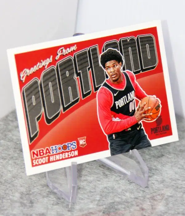 2023-24 Scoot Henderson #3 Panini Hoops Rookie Greetings