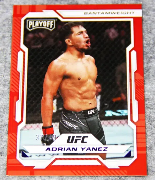 2023 Adrian Yanez #163 Panini UFC Chronicles Playoff Red /49