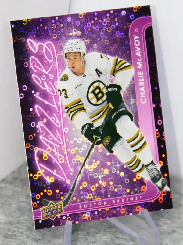 2024-25 Charlie McAvoy #DZ-67 Upper Deck Series 2 Dazzlers Pink