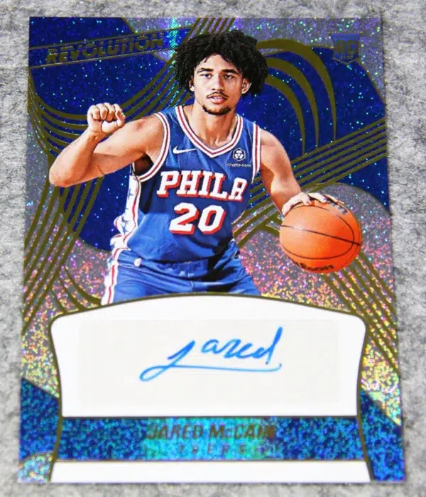 2024-25 Jared McCain #RA-JAR Panini Revolution Autograph RC