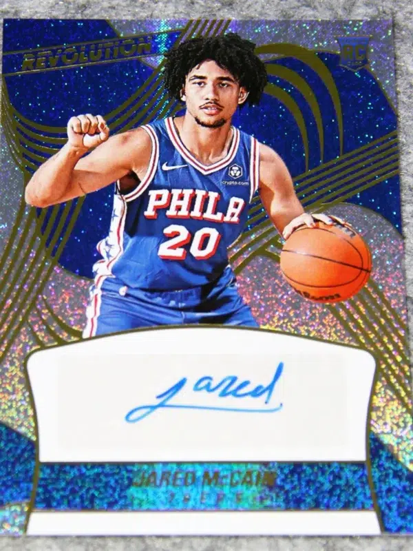 2024-25 Jared McCain #RA-JAR Panini Revolution Autograph RC