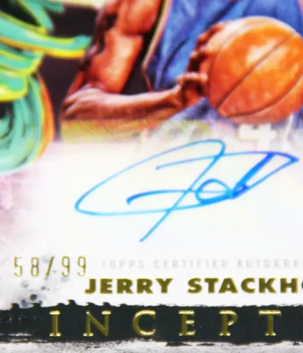 2024-25 Jerry Stackhouse #MLM-JSH Topps Inception Basketball Memory Lane Marks Autograph /99