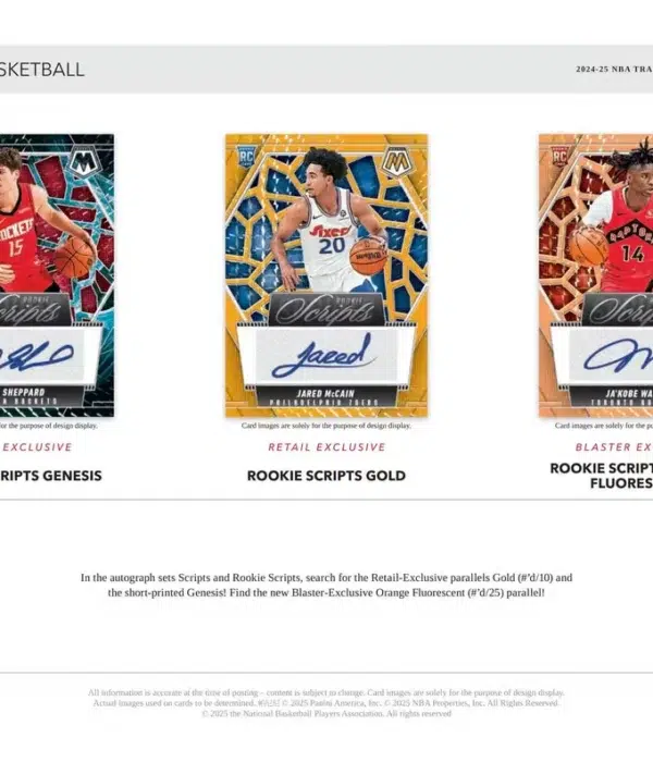 2024-25 Panini Mosaic NBA Basketball Mega Box - Sealed