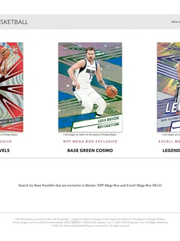 2024-25 Panini Revolution NBA Basketball Mega Box - Verzegeld