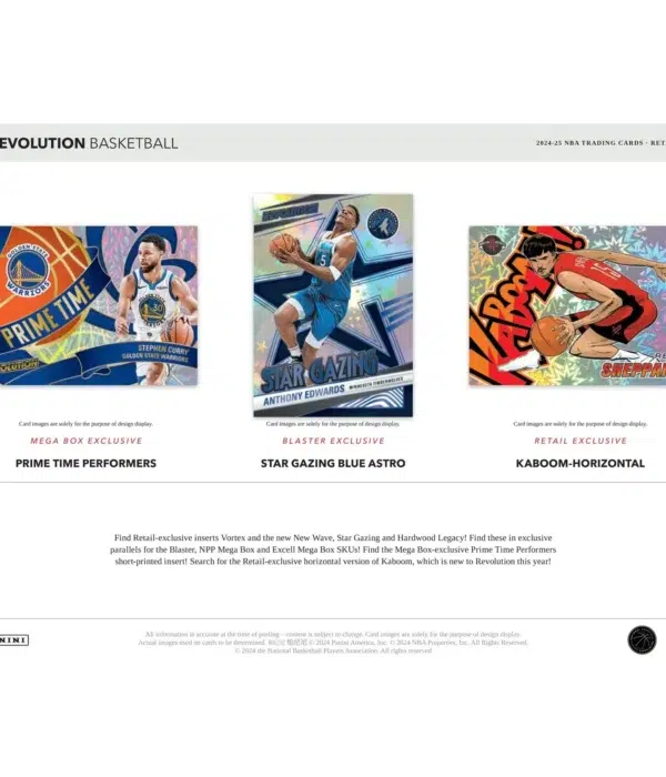 2024-25 Panini Revolution NBA Basketball Mega Box - Sealed