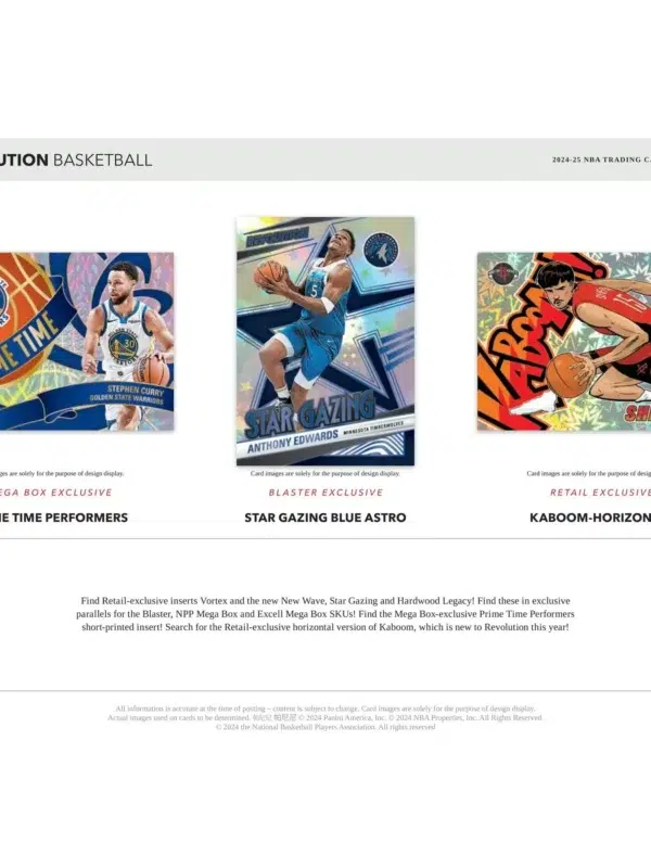 2024-25 Panini Revolution NBA Basketball Mega Box - Verzegeld