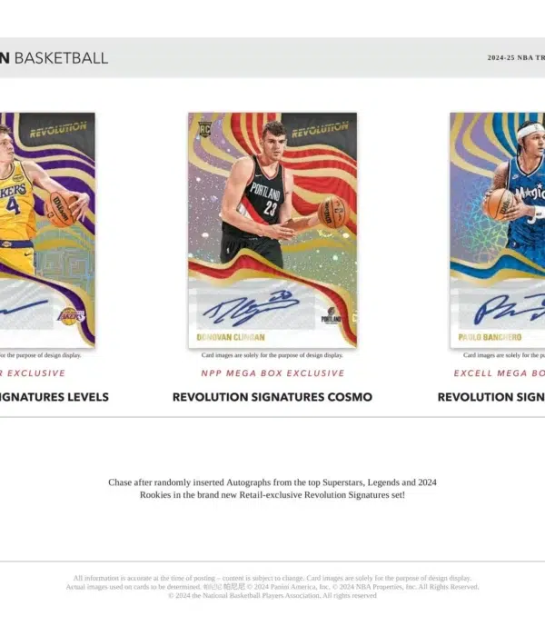 2024-25 Panini Revolution NBA Basketball Mega Box - Sealed