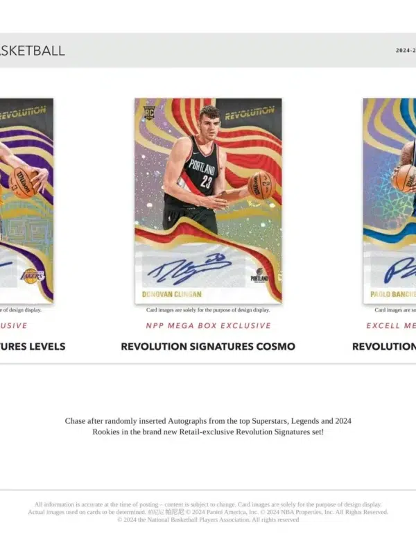 2024-25 Panini Revolution NBA Basketball Mega Box - Verzegeld