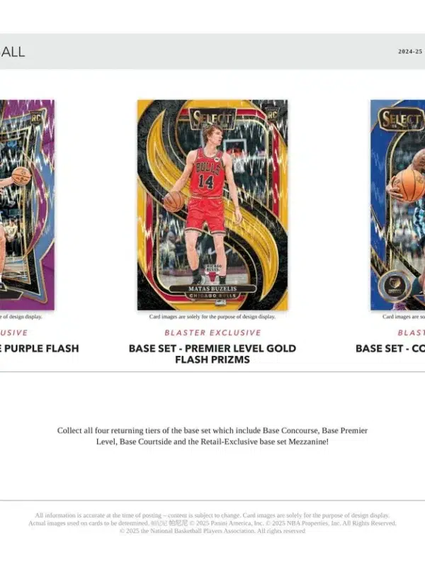2024-25 Panini Select NBA Blaster Box - Sealed