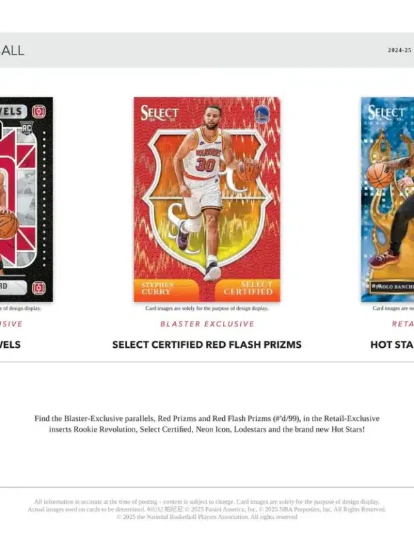 2024-25 Panini Select NBA Blaster Box - Sealed
