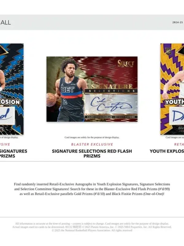 2024-25 Panini Select NBA Blaster Box - Sealed