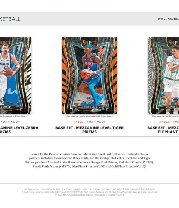 2024-25 Panini Select NBA Blaster Box - Sealed