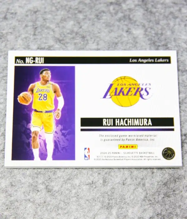 2024-25 Rui Hachimura #NG-RUI Panini Silhouette NBA Gear