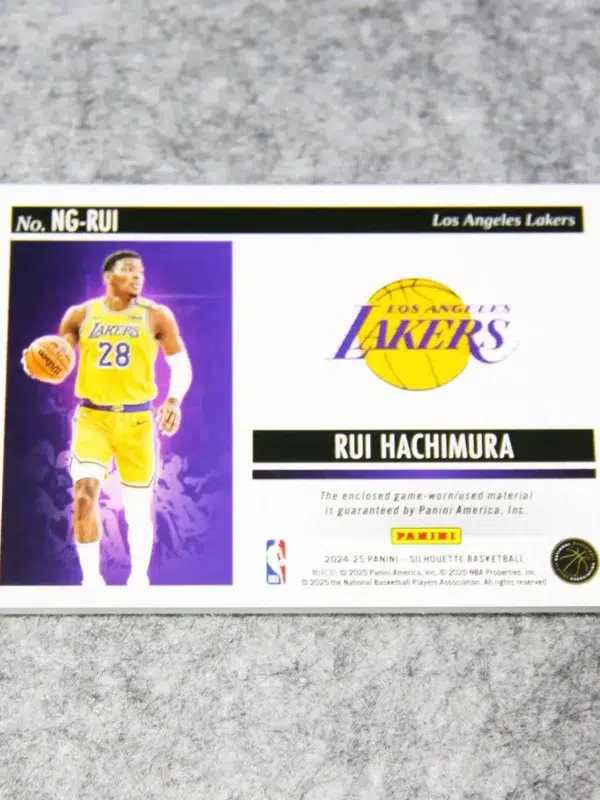 2024-25 Rui Hachimura #NG-RUI Panini Silhouette NBA Gear