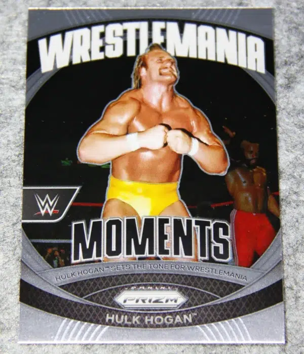 2024 Hulk Hogan #4 Panini Prizm WWE Legends WrestleMania Moments