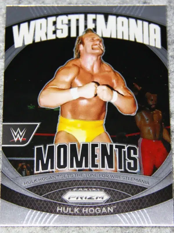 2024 Hulk Hogan #4 Panini Prizm WWE Legends WrestleMania Moments
