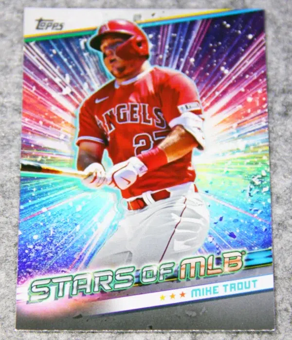 2024 Mike Trout #SMLB-2 Topps Series 1 Stars of MLB
