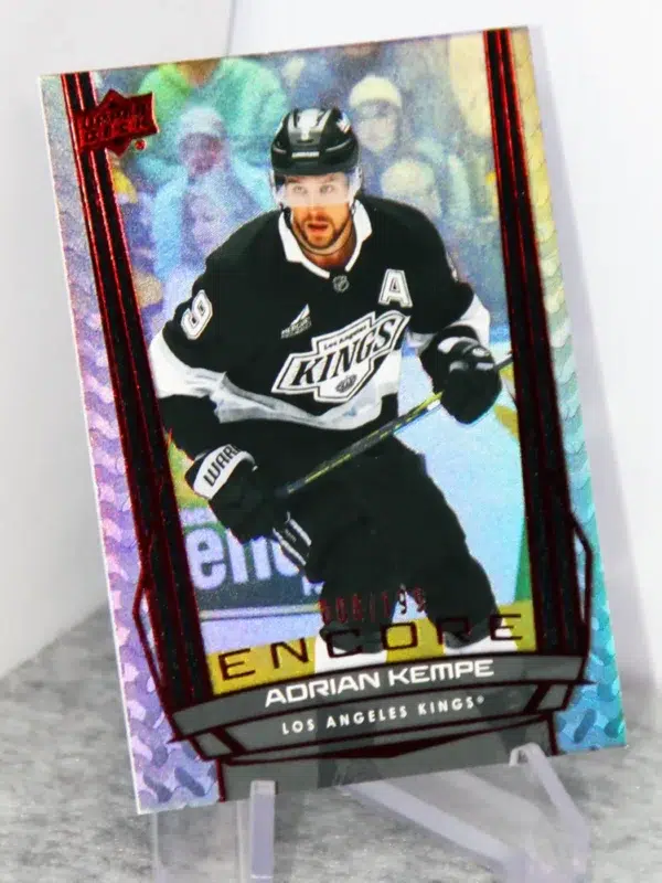 2025-26 Adrian Kempe #E-89 Upper Deck Series 1 Encore Red /199