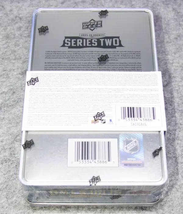 2025-26 Upper Deck Hockey Series 2 Tin - Sealed