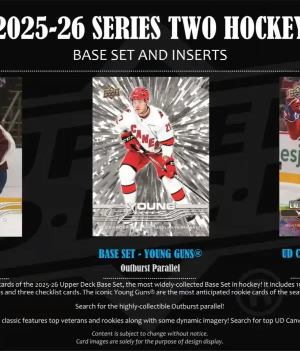 2025-26 Upper Deck Hockey Series 2 Tin - Sealed