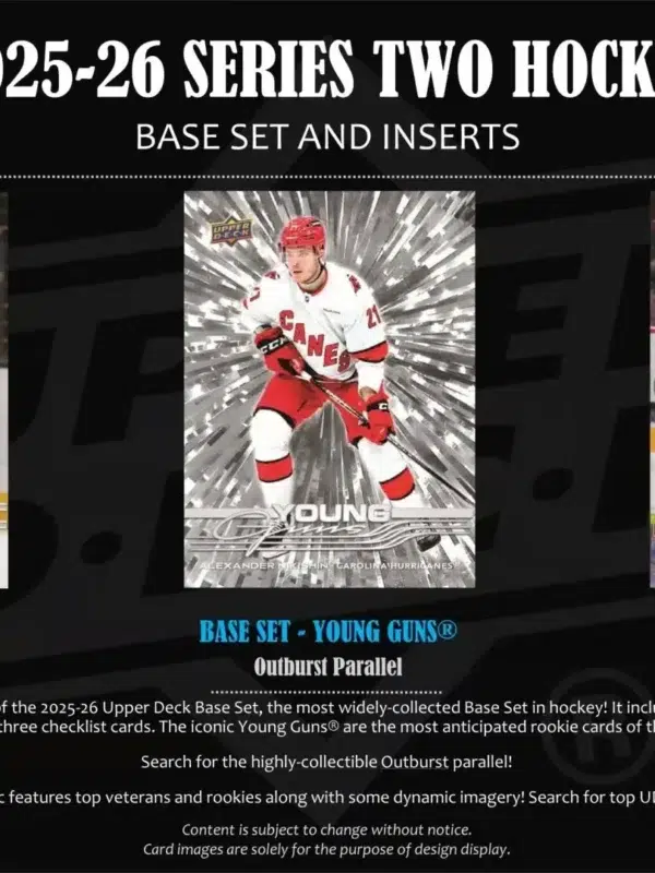 2025-26 Upper Deck Hockey Series 2 Tin - Sealed