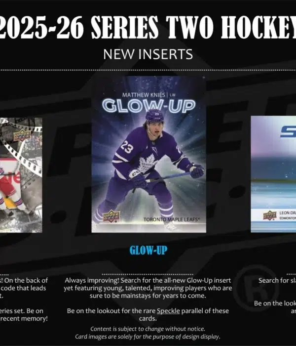 2025-26 Upper Deck Hockey Series 2 Tin - Sealed