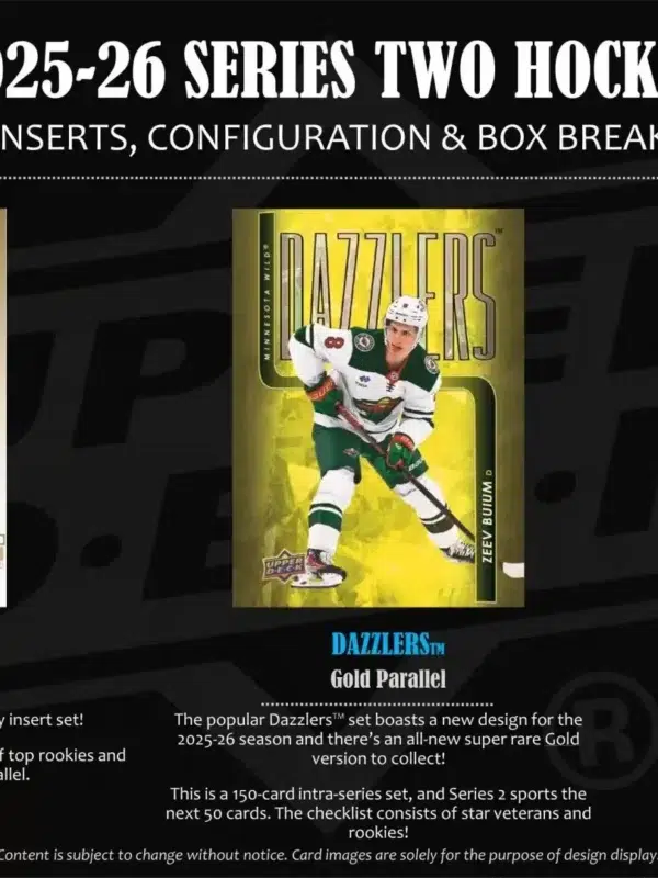 2025-26 Upper Deck Hockey Series 2 Tin - Sealed