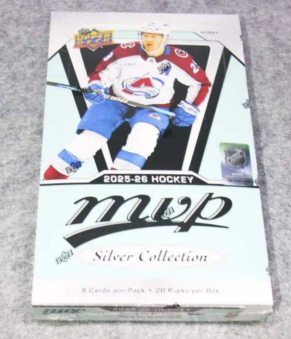 2025-26 Upper Deck MVP Hockey NHL Silver Collection Hobby Box - Sealed