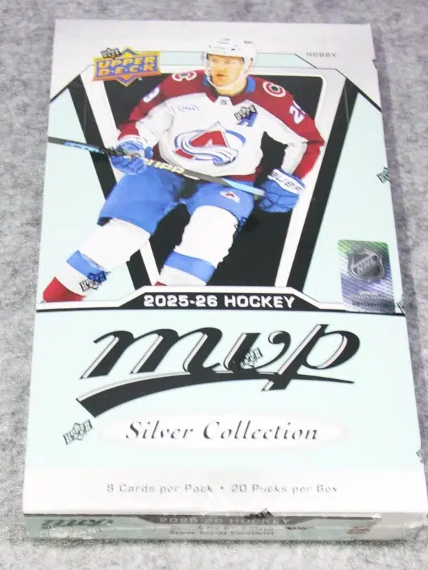 2025-26 Upper Deck MVP Hockey NHL Silver Collection Hobby Box - Sealed