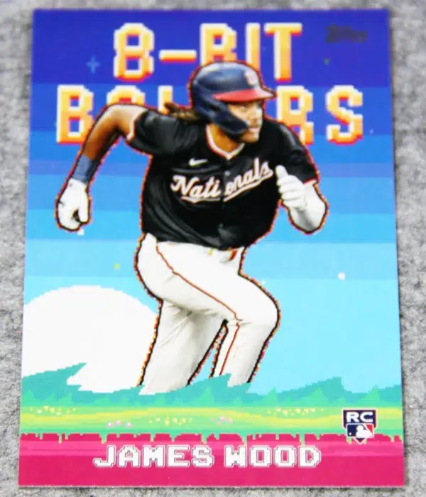 2025 James Wood #8B-16 Topps Celebration 8-Bit Ballers RC