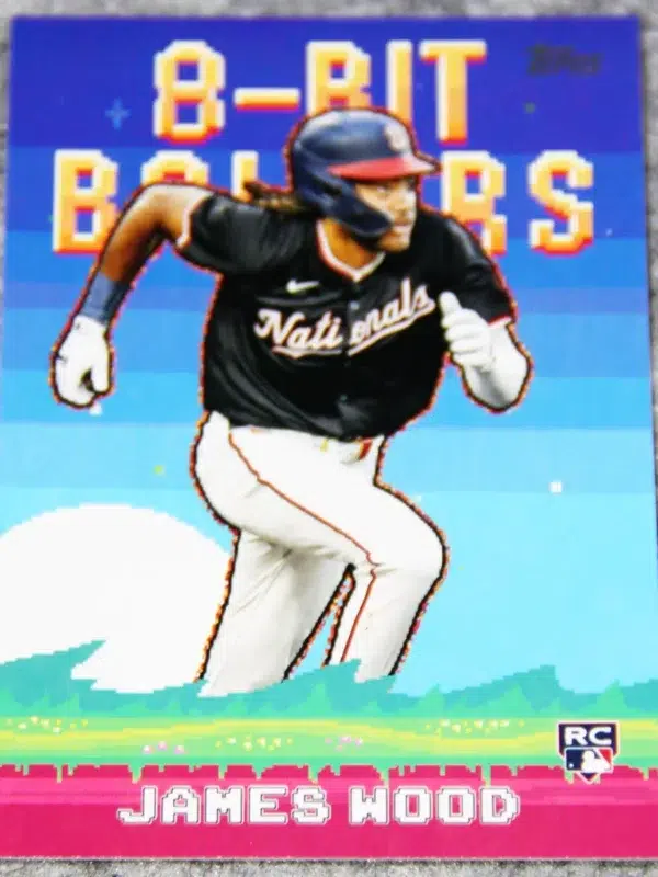 2025 James Wood #8B-16 Topps Celebration 8-Bit Ballers RC