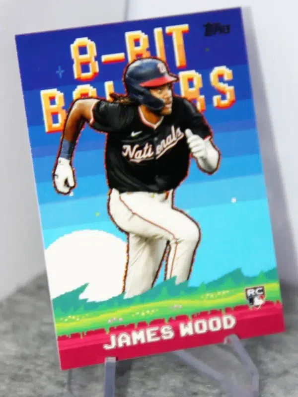 2025 James Wood #8B-16 Topps Celebration 8-Bit Ballers RC