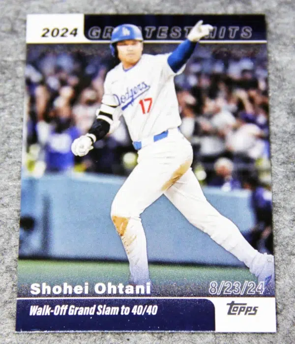 2025 Shohei Ohtani #GH-23 Topps Baseball Series 1 2024 Greatest Hits