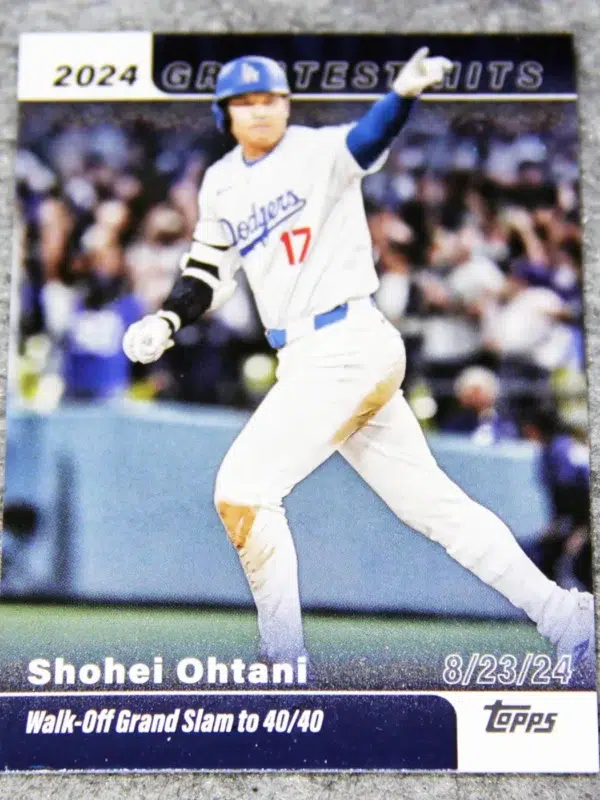 2025 Shohei Ohtani #GH-23 Topps Baseball Series 1 2024 Greatest Hits