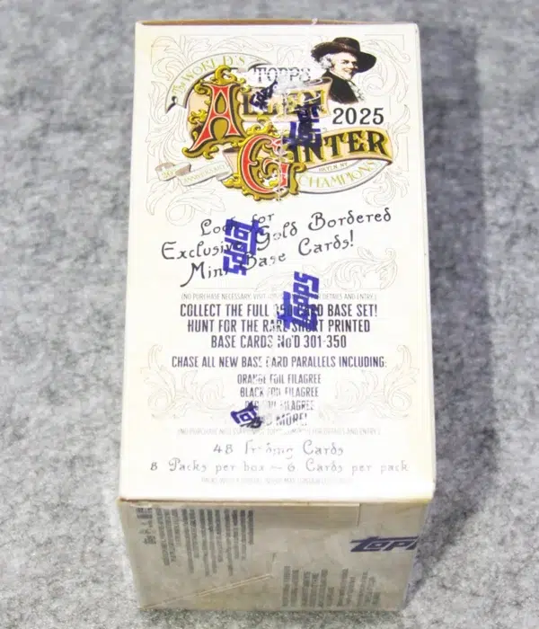 2025 Topps Allen & Ginter Baseball MLB Value Box - Sealed