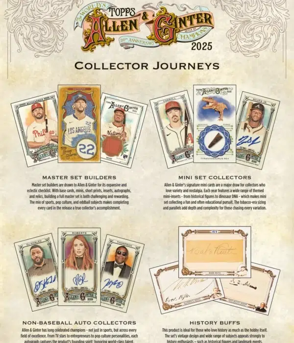 2025 Topps Allen & Ginter Baseball MLB Value Box - Sealed