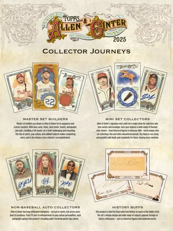 2025 Topps Allen & Ginter Baseball MLB Value Box - Sealed