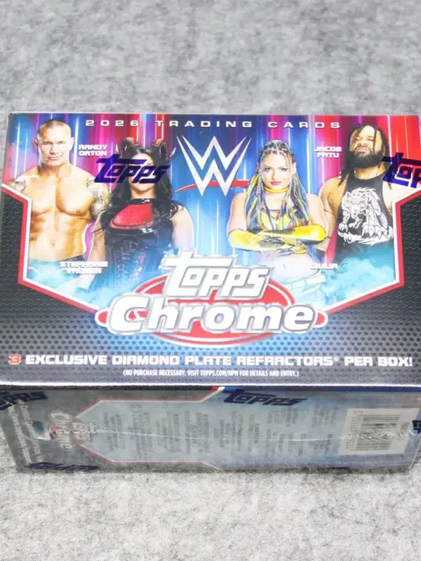 2026 Topps Chrome WWE Wrestling Value Box - Sealed