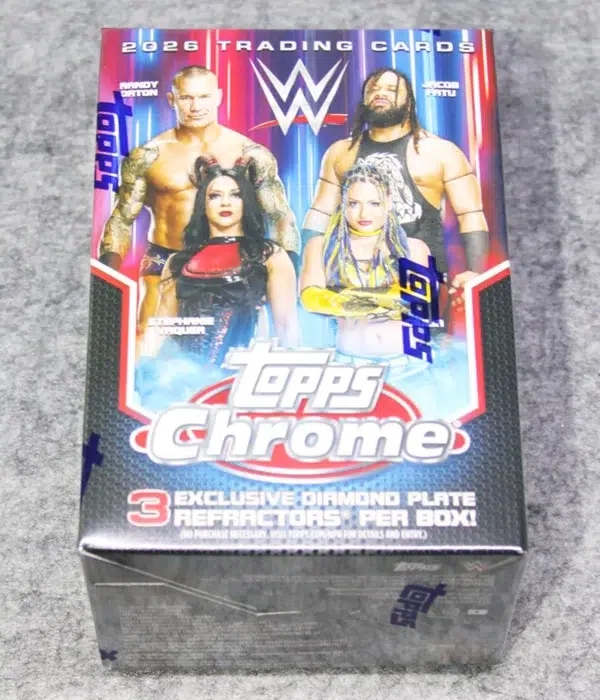 2026 Topps Chrome WWE Wrestling Value Box - Sealed