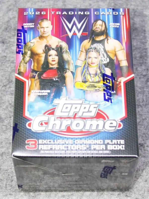 2026 Topps Chrome WWE Wrestling Value Box - Sealed