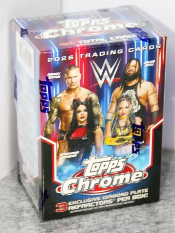 2026 Topps Chrome WWE Wrestling Value Box - Sealed