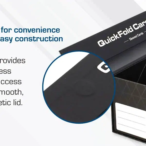 BCW QuickFold Card Boxes for Sleeved Cards 3 Pack